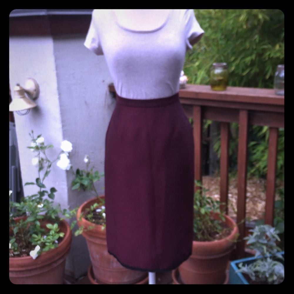 Moschino (Authentic) High-Waist, Knee-Length Skirt